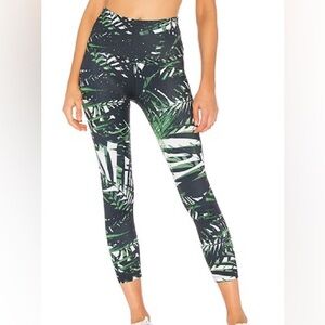 Beyond Yoga Lux Printed High-Waist Midi Leggings Women’s Medium Havana Nights